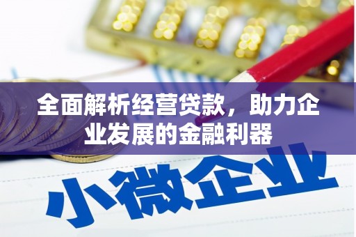 梁园全面解析经营贷款，助力企业发展的金融利器