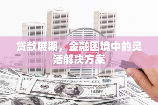 梁园贷款展期，金融困境中的灵活解决方案
