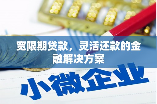 梁园宽限期贷款，灵活还款的金融解决方案