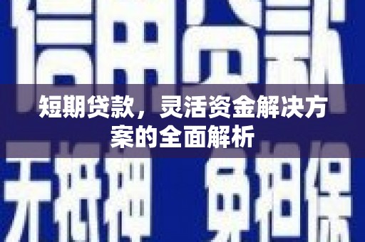 梁园短期贷款，灵活资金解决方案的全面解析