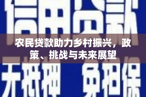 梁园农民贷款助力乡村振兴，政策、挑战与未来展望
