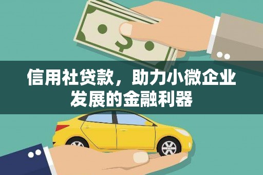 梁园信用社贷款，助力小微企业发展的金融利器