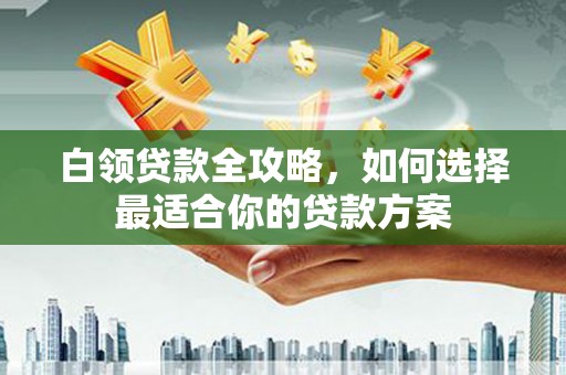 梁园白领贷款全攻略，如何选择最适合你的贷款方案